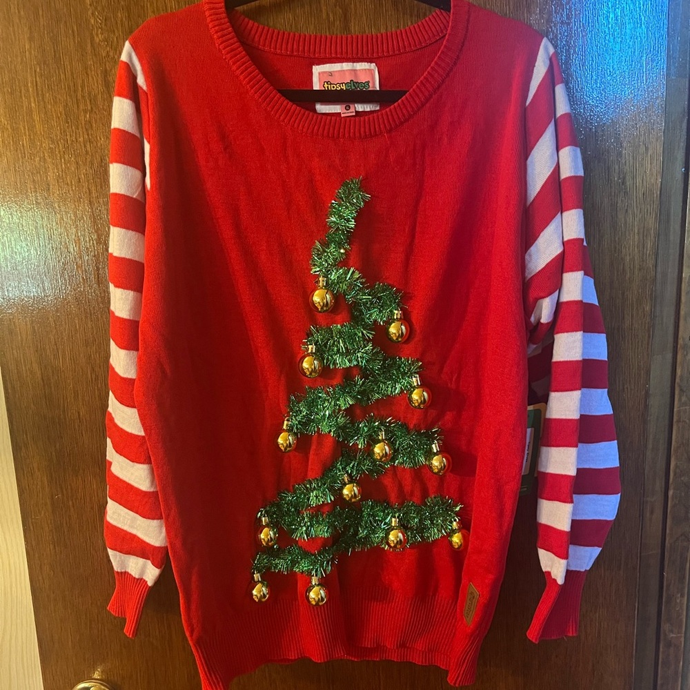 Tipsy Elves Christmas Sweater NWT